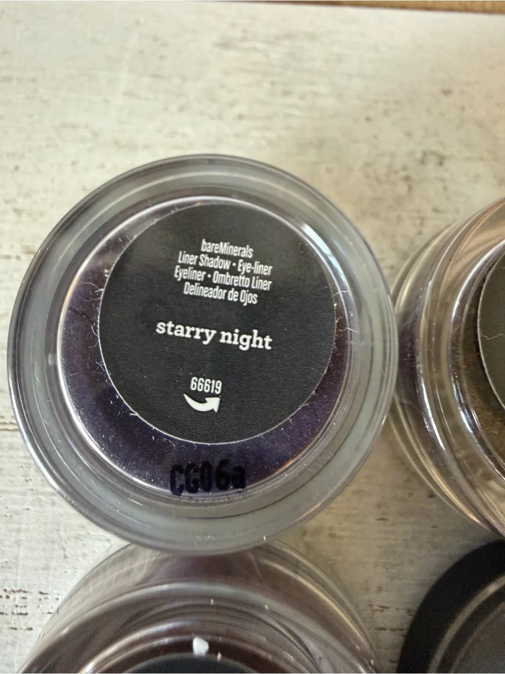 Lot x 4 NEW BareMinerals Eye Liner Shadow Eyeliner - Yoga, Caviar, Starry Night